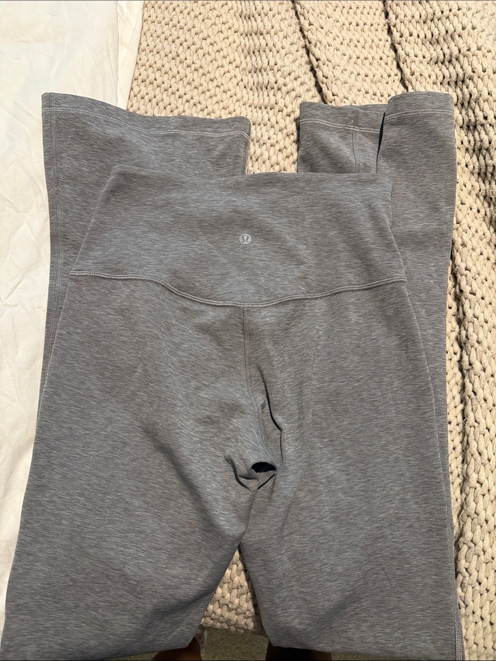 Lululemon Gray align mini flare 32.5” inseam